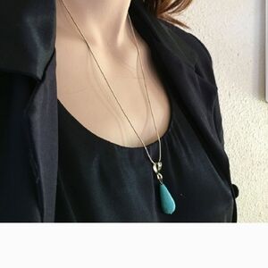 18” Magnesite Turquoise Jewelry Set